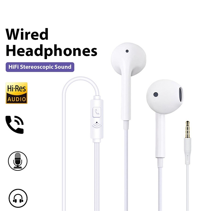 Wired Earphone Mic - 3.5mm Wired Earphone In Ear Headset