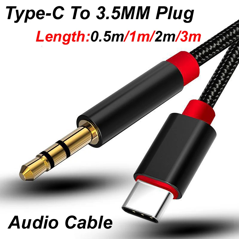 0.5m/1m/2m/3m Type-C USB-C To  - Audiophile Headphone Wired 评论和价格