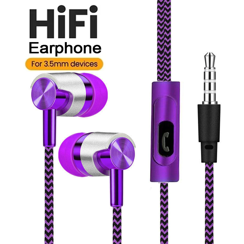 Built In HD Microphone 3.5mm W - Wired Earphone Mic 评论和价格