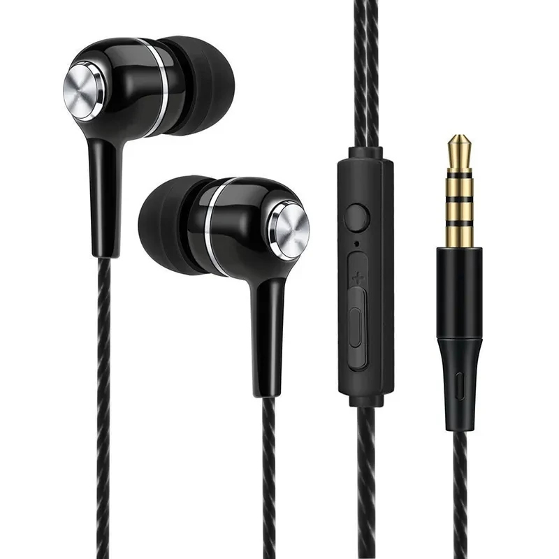Wired Headphones 3.5mm In-Ear  - Wired Earphone Mic 评论和价格