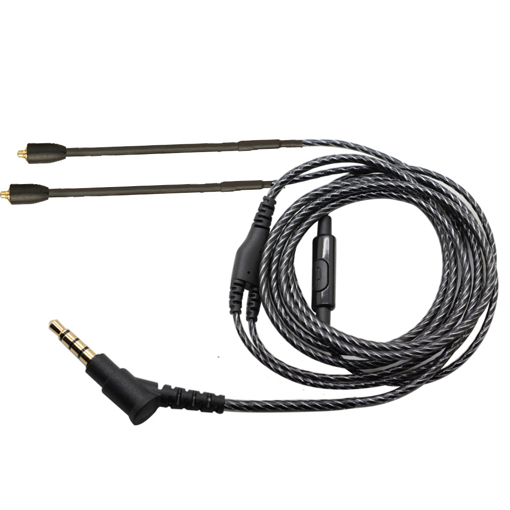 MMCX SE215 Cable with MIC Sing - Wired Earphone Mic 评论和价格