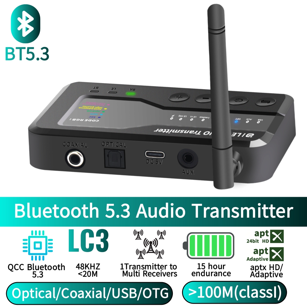 Bluetooth 5.3 Audio Transmitte - Bluetooth Adapter Receiver 评论和价格