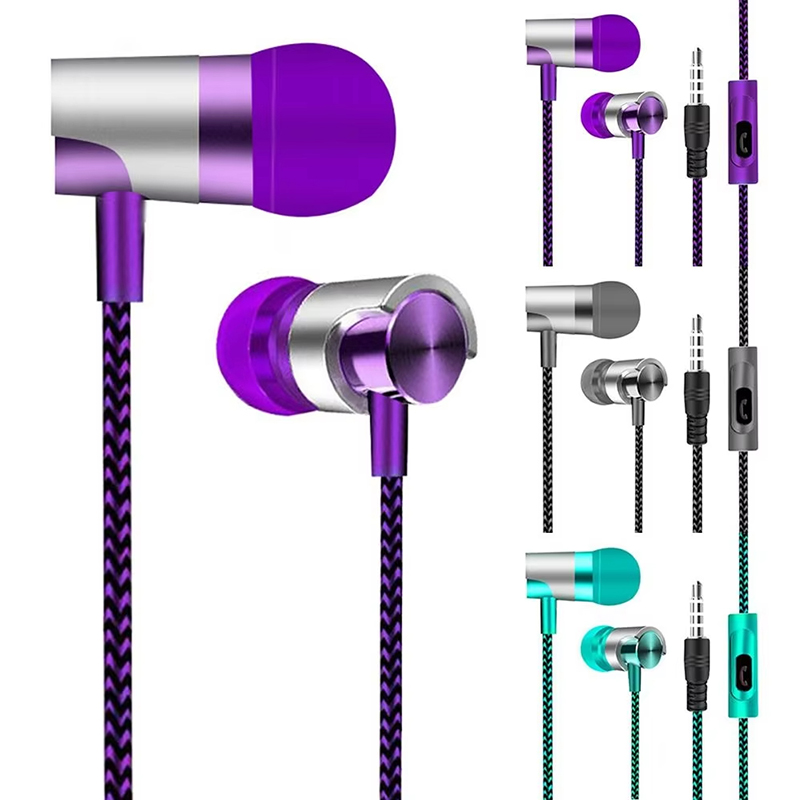 9D Stereo Wired Headphones Bas - Wired Earphone Mic 评论和价格