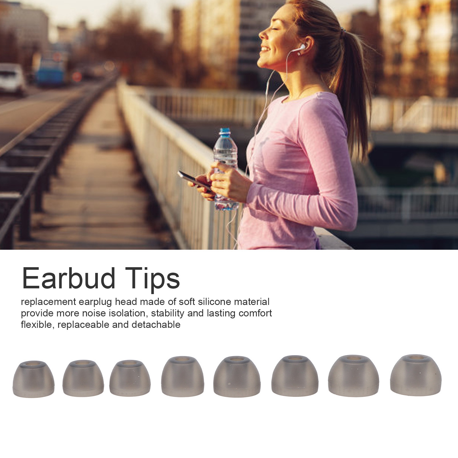 Silicone Eartips Replacement N - Silicone Ear Tip Replacement 评论和价格